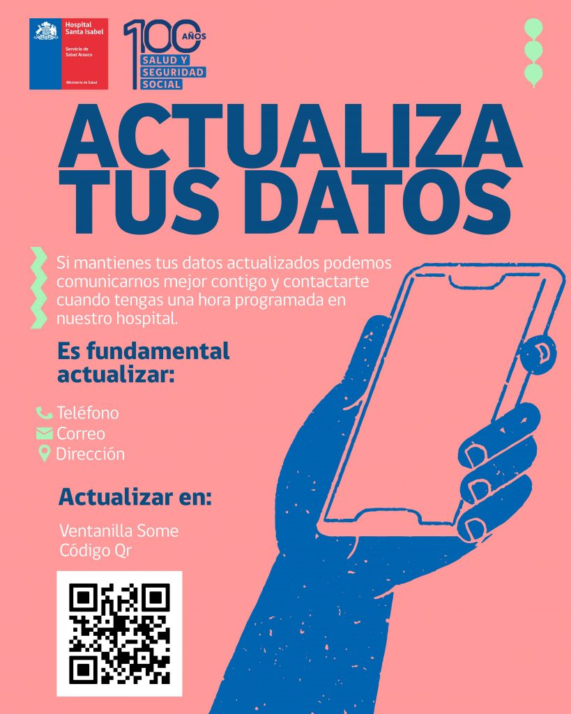 Invitación a actualizar datos de contacto